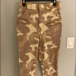 Hollister Tan Camo Pants